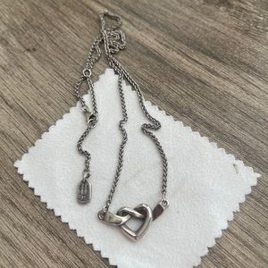 James Avery Heart Knot Necklace